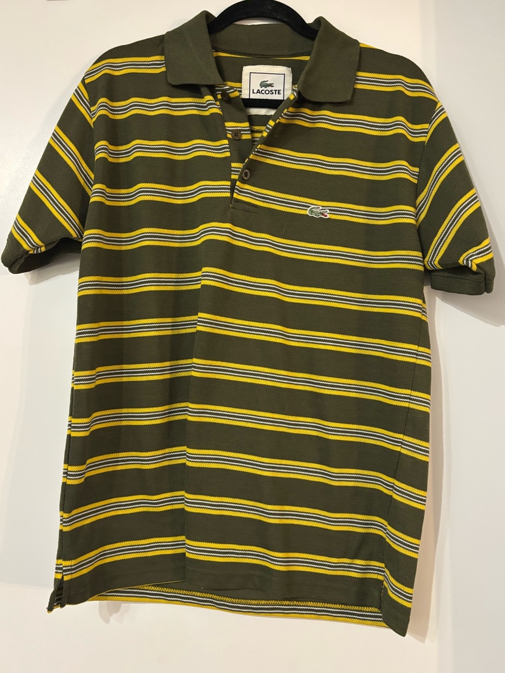 Lacoste Vintage Men's Striped Polo Shirt